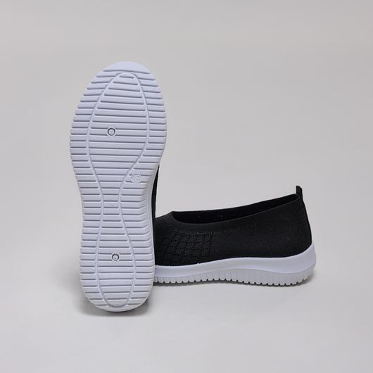 Слипоны Аделина, черные, Цвет: Черный, Размер обуви : 37, изображение 4