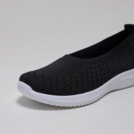 Слипоны Аделина, черные, Цвет: Черный, Размер обуви : 41, изображение 5