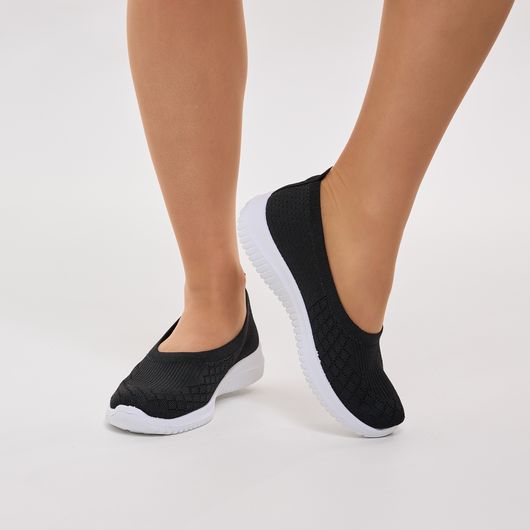 Слипоны Аделина, черные, Цвет: Черный, Размер обуви : 41, изображение 6