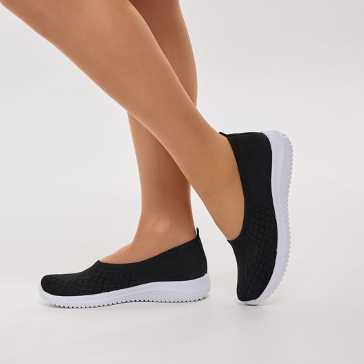 Слипоны Аделина, черные, Цвет: Черный, Размер обуви : 37, изображение 7