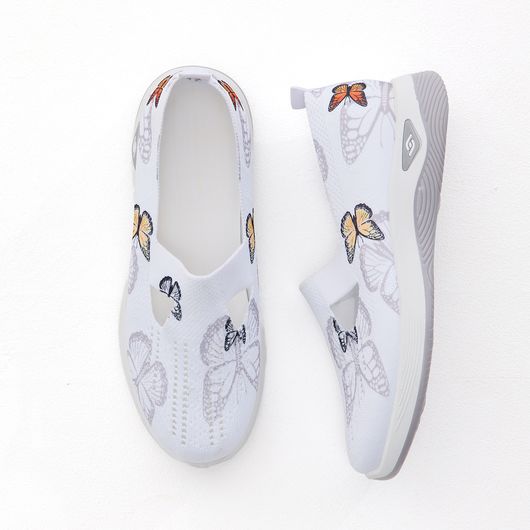 Сліпони Грейс, метелики срібні, Колір: Метелики срібні , Розмір взуття: 39, зображення 2