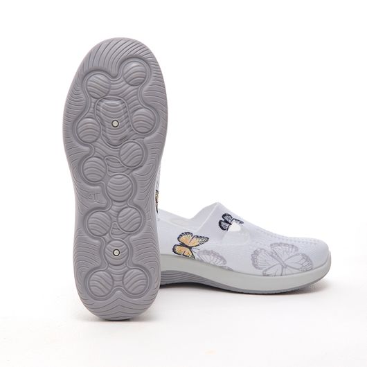 Сліпони Грейс, метелики срібні, Колір: Метелики срібні , Розмір взуття: 38, зображення 7