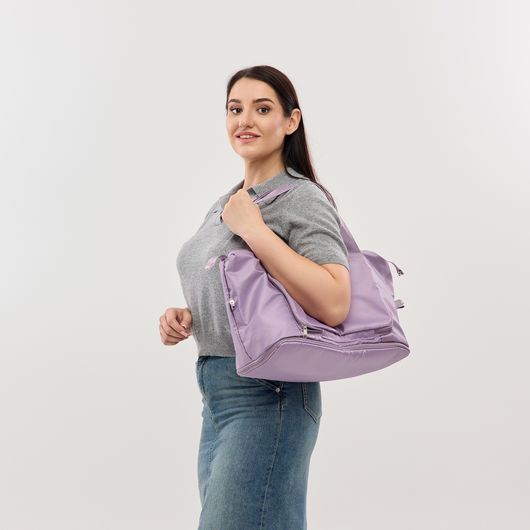 Сумка Елегія 3в1, бузкова, Колір:  Бузковий, зображення 11