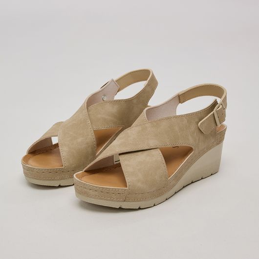 Босоножки Камелия, бежевые, Цвет: Бежевый , Размер обуви : 35