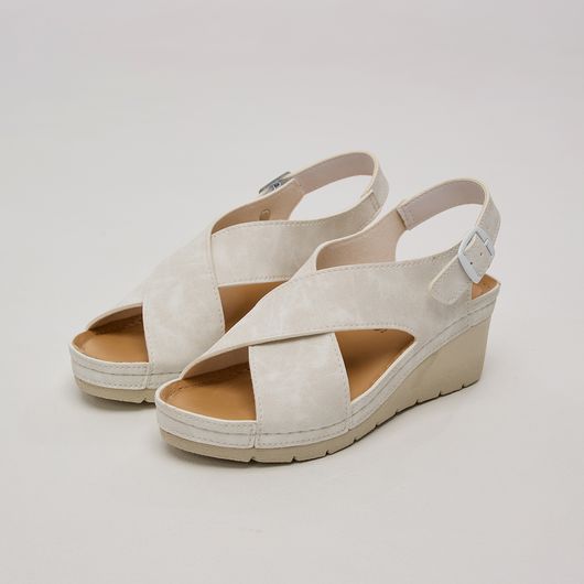 Босоніжки Камелія, білі, Колір: Білий, Розмір взуття: 40