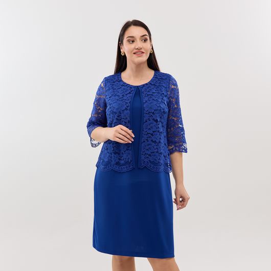 Платье Шанталь, электрик, Цвет: Электрик , Размер: 52, изображение 2