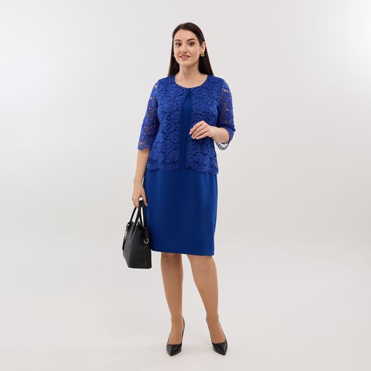 Сукня Шанталь, електрик, Колір: Електрик, Розмір: 54, зображення 4