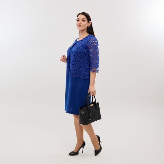 Сукня Шанталь, електрик, Колір: Електрик, Розмір: 54, зображення 6