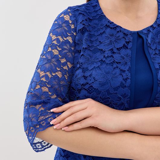 Сукня Шанталь, електрик, Колір: Електрик, Розмір: 50, зображення 7