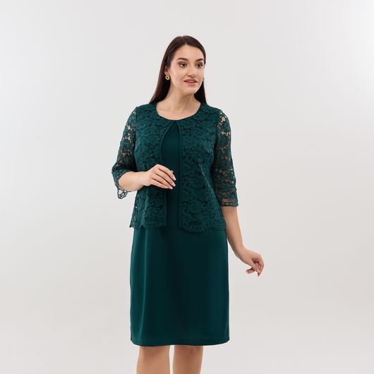 Сукня Шанталь, смарагдова, Колір: Смарагдовий, Розмір: 52, зображення 8