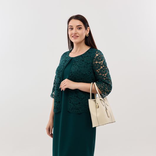 Сукня Шанталь, смарагдова, Колір: Смарагдовий, Розмір: 64