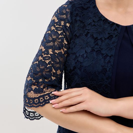 Сукня Шанталь, темно-синя, Колір: Темно синій, Розмір: 48, зображення 8