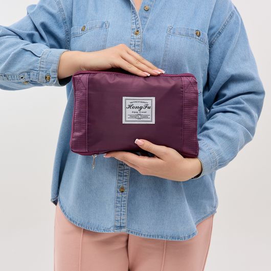 Сумка Елегія 3в1, бордова, Колір: Бордовий, зображення 4