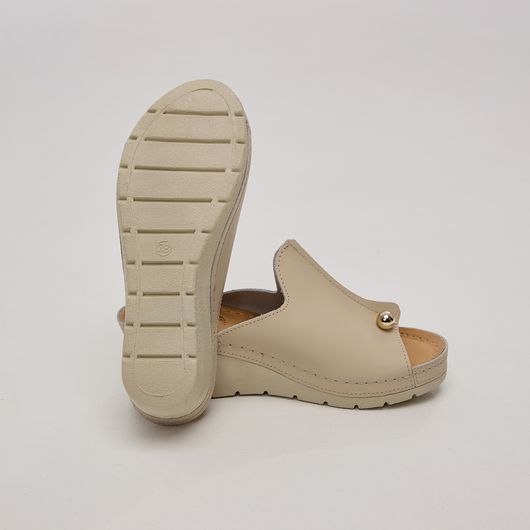 Босоножки Алисия, бежевые, Цвет: Бежевый , Размер обуви : 35, изображение 2