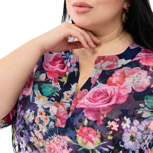 Туника Флора, розовая, Цвет: Розовый , Размер: 2XL, изображение 9