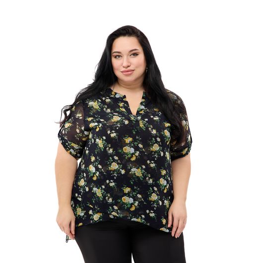 Туніка Флора, жовта, Колір: Жовтий, Розмір: 4XL, зображення 3