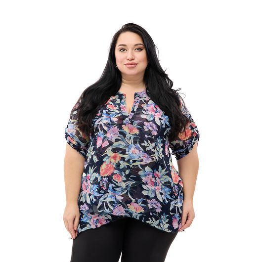 Туніка Флора, блакитна, Колір:  Блакитний, Розмір: XL, зображення 3