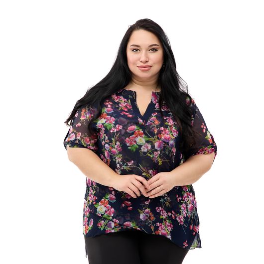 Туніка Флора, лілова, Колір: Ліловий, Розмір: 3XL, зображення 4