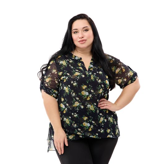 Туніка Флора, жовта, Колір: Жовтий, Розмір: 4XL, зображення 5