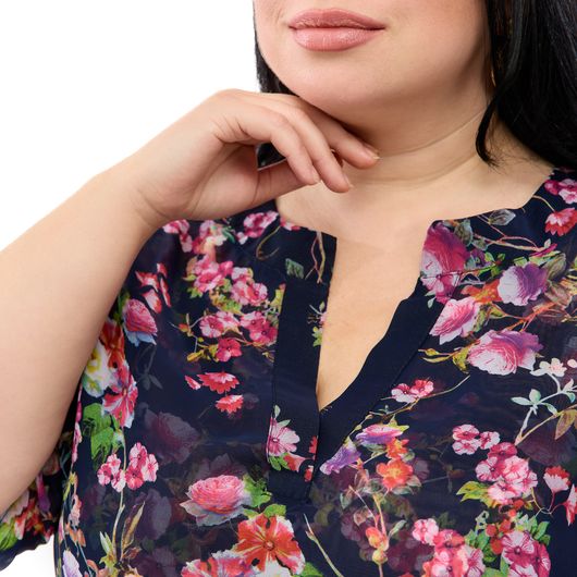 Туника Флора, лиловая, Цвет: Лиловый , Размер: 4XL, изображение 9