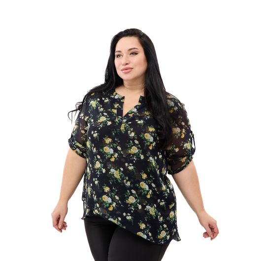 Туніка Флора, жовта, Колір: Жовтий, Розмір: 4XL, зображення 6