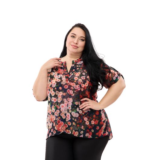 Туніка Флора, червона, Колір: Червоний, Розмір: 3XL, зображення 5