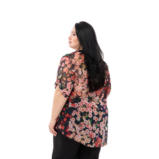 Туніка Флора, червона, Колір: Червоний, Розмір: 3XL, зображення 8