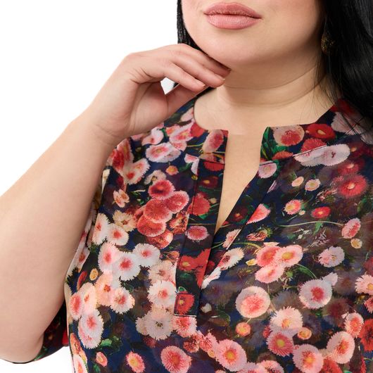 Туніка Флора, червона, Колір: Червоний, Розмір: 2XL, зображення 9