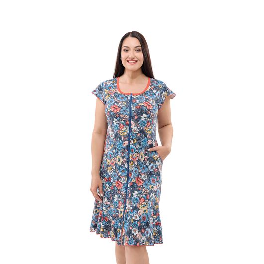 Халат Магія Квітів, теракотовий, Колір: Теракотовий, Розмір: XL, зображення 3