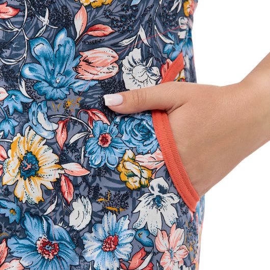 Халат Магия Цветов, терракотовый, Цвет: Терракотовый , Размер: 2XL, изображение 7