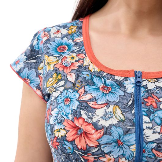 Халат Магія Квітів, теракотовий, Колір: Теракотовий, Розмір: XL, зображення 8