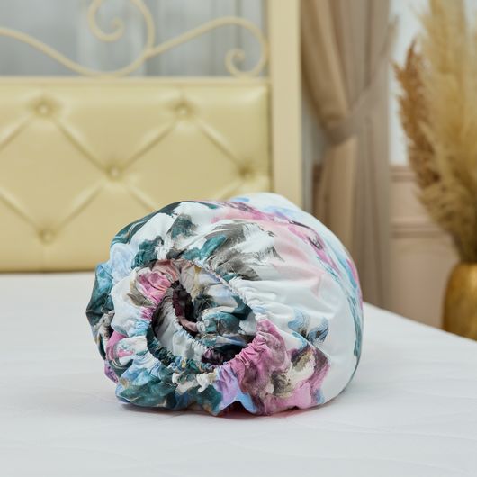 Простирадла на резiнцi Мелодія, квіти, Колір: Квіти, Довжина: 200см, Ширина: 160см, зображення 12