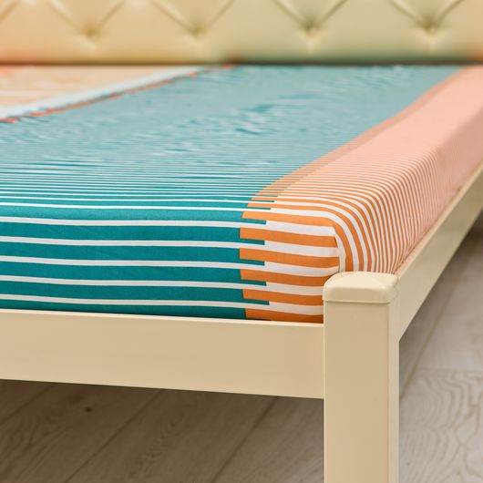 Простыни на резинке Мелодия, геометрия, Цвет: Геометрия , Длина: 200см, Ширина: 140см, изображение 3