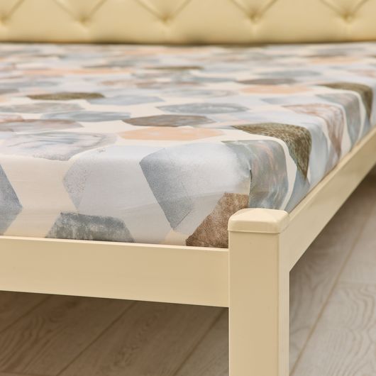 Простыни на резинке Мелодия, геометрия, Цвет: Геометрия , Длина: 200см, Ширина: 120см, изображение 4