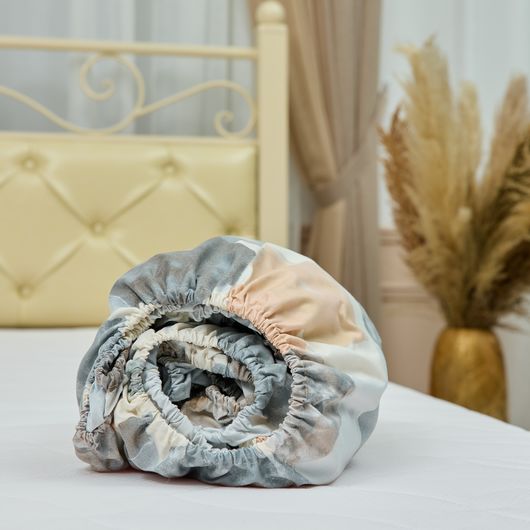 Простыни на резинке Мелодия, геометрия, Цвет: Геометрия , Длина: 200см, Ширина: 120см, изображение 7