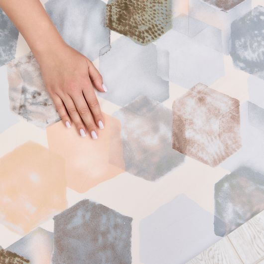 Простыни на резинке Мелодия, геометрия, Цвет: Геометрия , Длина: 200см, Ширина: 120см, изображение 10