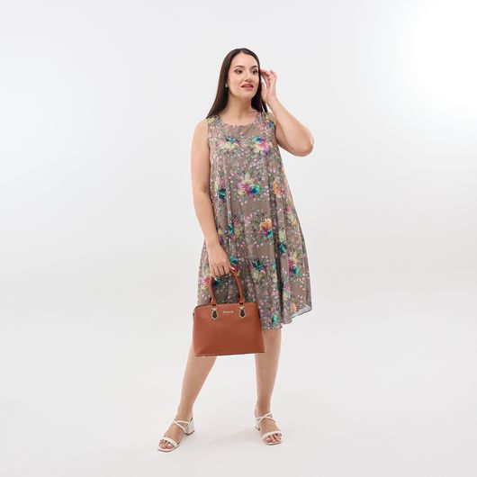 Сарафан Легкость Букет кофейный, Цвет: Букет кофейный , Размер: 62, изображение 8