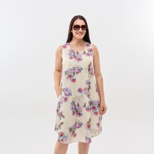 Сарафан Легкість Букет молочний, Колір: Букет молочний, Розмір: 58, зображення 10