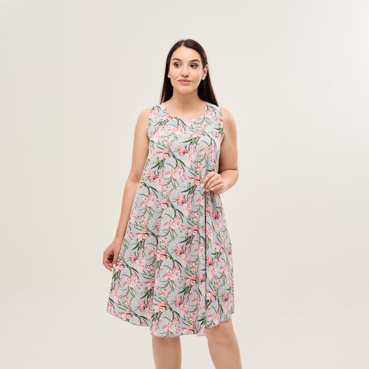 Сарафан Легкість Рожеві квіти, Колір: Рожеві квіти , Розмір: 62, зображення 4