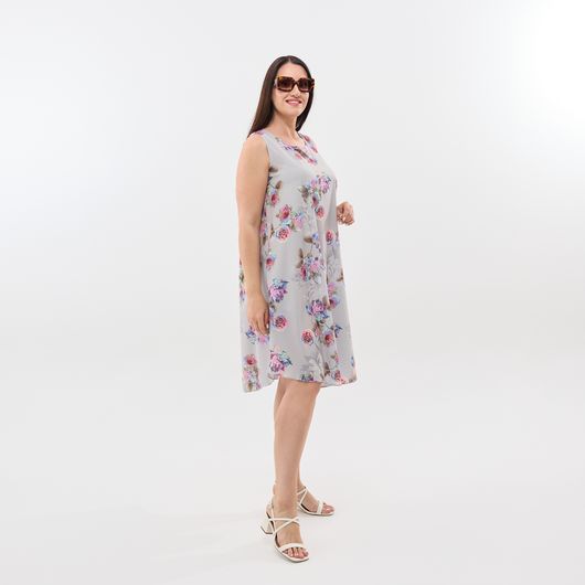 Сарафан Легкість Букет сірий, Колір: Букет сірий, Розмір: 48, зображення 7