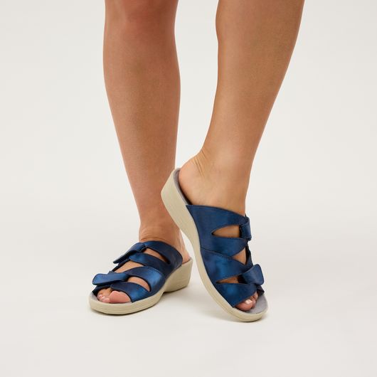 Босоніжки Стиль, сині, Колір: Синій, Розмір: 37, зображення 2