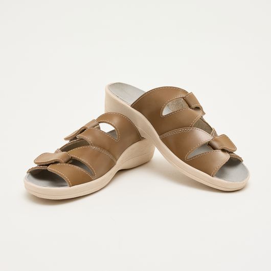 Босоніжки Стиль, бежеві, Колір: Бежевий , Розмір: 41