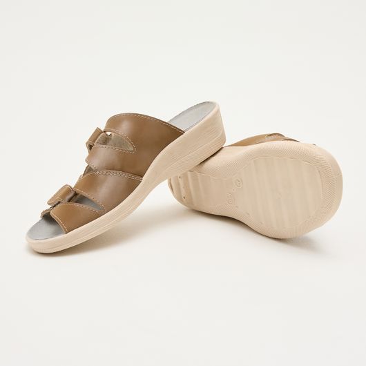 Босоніжки Стиль, бежеві, Колір: Бежевий , Розмір: 41, зображення 4