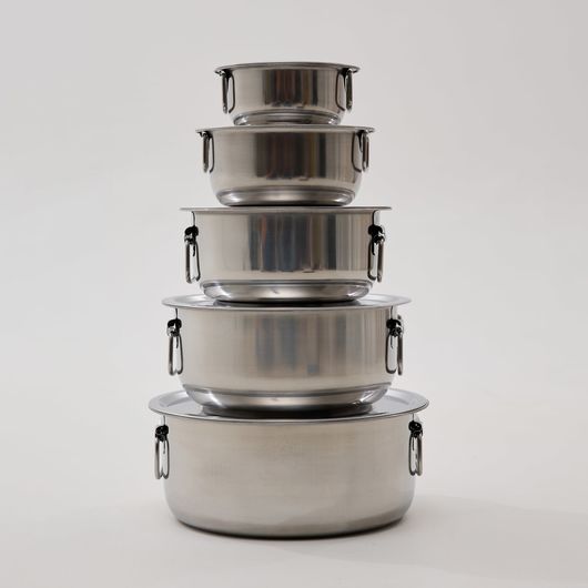 Набір каструль Сейворі ПРО срібні, зображення 6