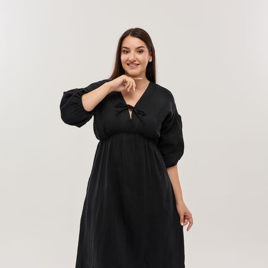 Сукня Саванна, чорна, Колір: Чорний, Розмір: 38-40, зображення 5