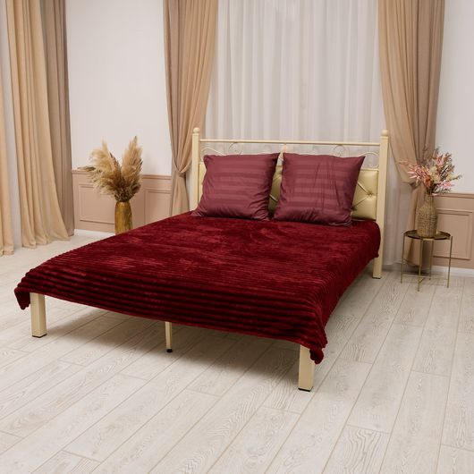 Комплект для спальні Теплий Шепіт, бордовий, Колір: Бордовий, Розмір: євро, зображення 2