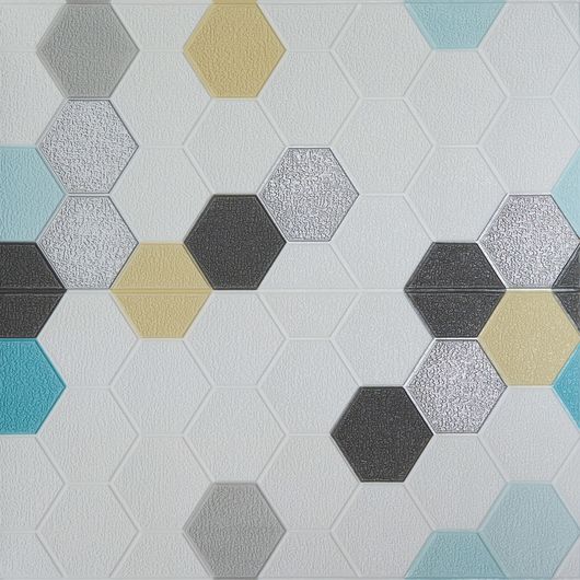 Інтер'єрні 3Д панелі Естель, соти сірі, Дизайн: Соти сірі