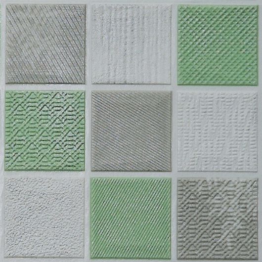 Интерьерные 3Д панели Эстель, мозаика серо-зеленая, Дизайн: Мозаика серо-зеленая , изображение 3