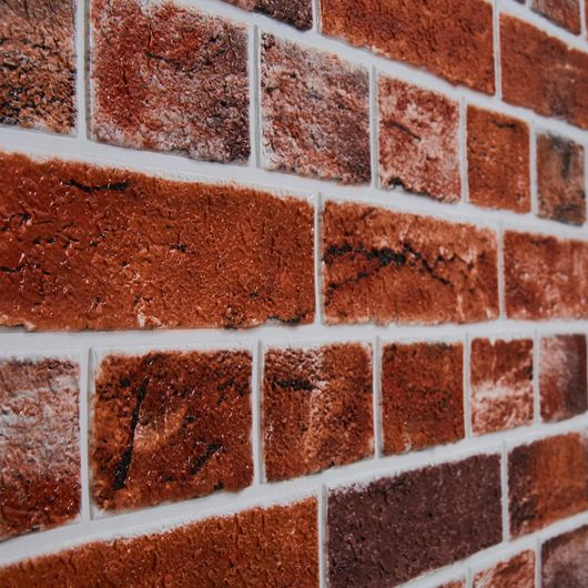 Интерьерные 3Д панели Эстель, кирпич коричневый, Дизайн: Кирпич коричневый , изображение 2