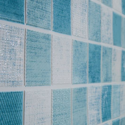 Интерьерные 3Д панели Эстель, мозаика голубая, Дизайн: Мозаика голубая  , изображение 2